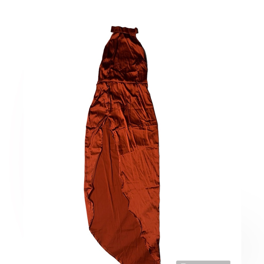 Fashion Lady Light Minds Midi Dress, color burnt orange, size medium, new
